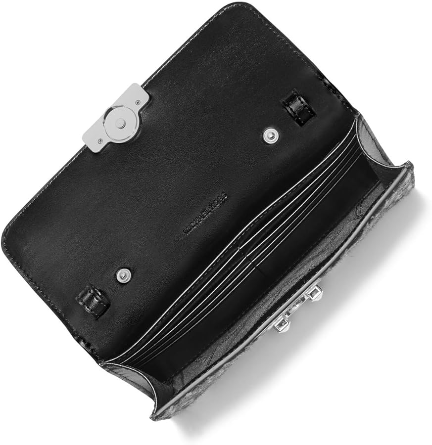 Michael Kors Tribeca Large Wallet On A Chain Crossbody