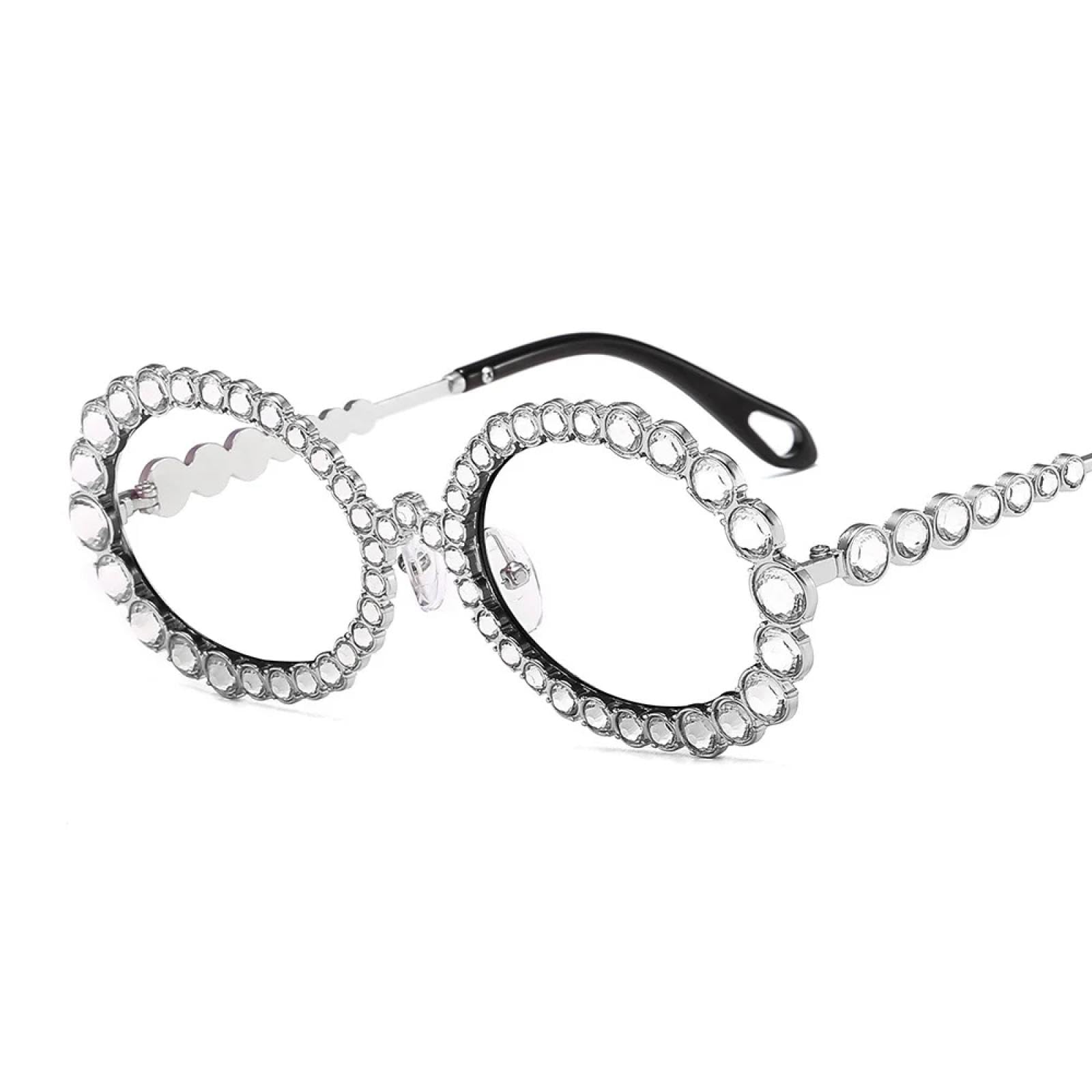 Sonnenbrille Herren Damen Unisex Runde Schirme Großer Rahmen Ovale Sonnenbrille Aspicshown