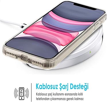 KZY CONTACT Transparent Premier Case with Apple iPhone 13 Mini Stopper Camera Protection