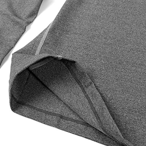 WANAYOU Women's Compression Shirt Dry Fit Long Sleeve Running Athletic T-Shirt Workout Tops (Large/Fit Bust:37.5