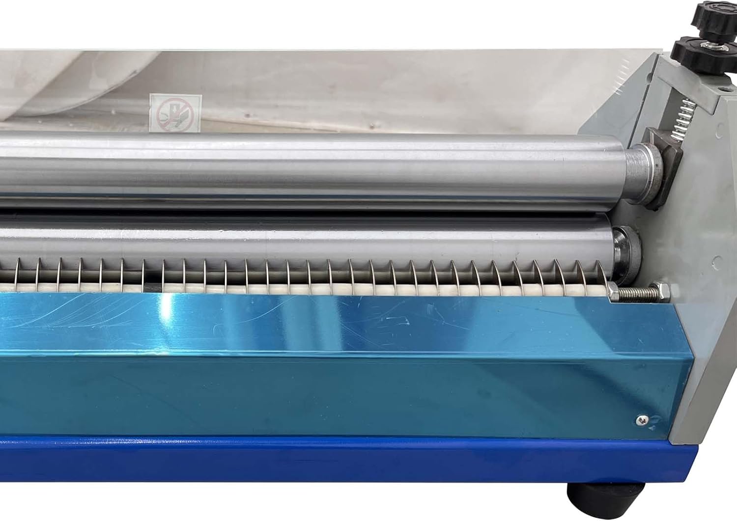 23In Automatic Gluing Coating Machine, 10m/min Coating Speed 0.5-3mm Adjustable Thicknesses, Paper Leather Gluing Machine With Three Stainless Steel Rollers