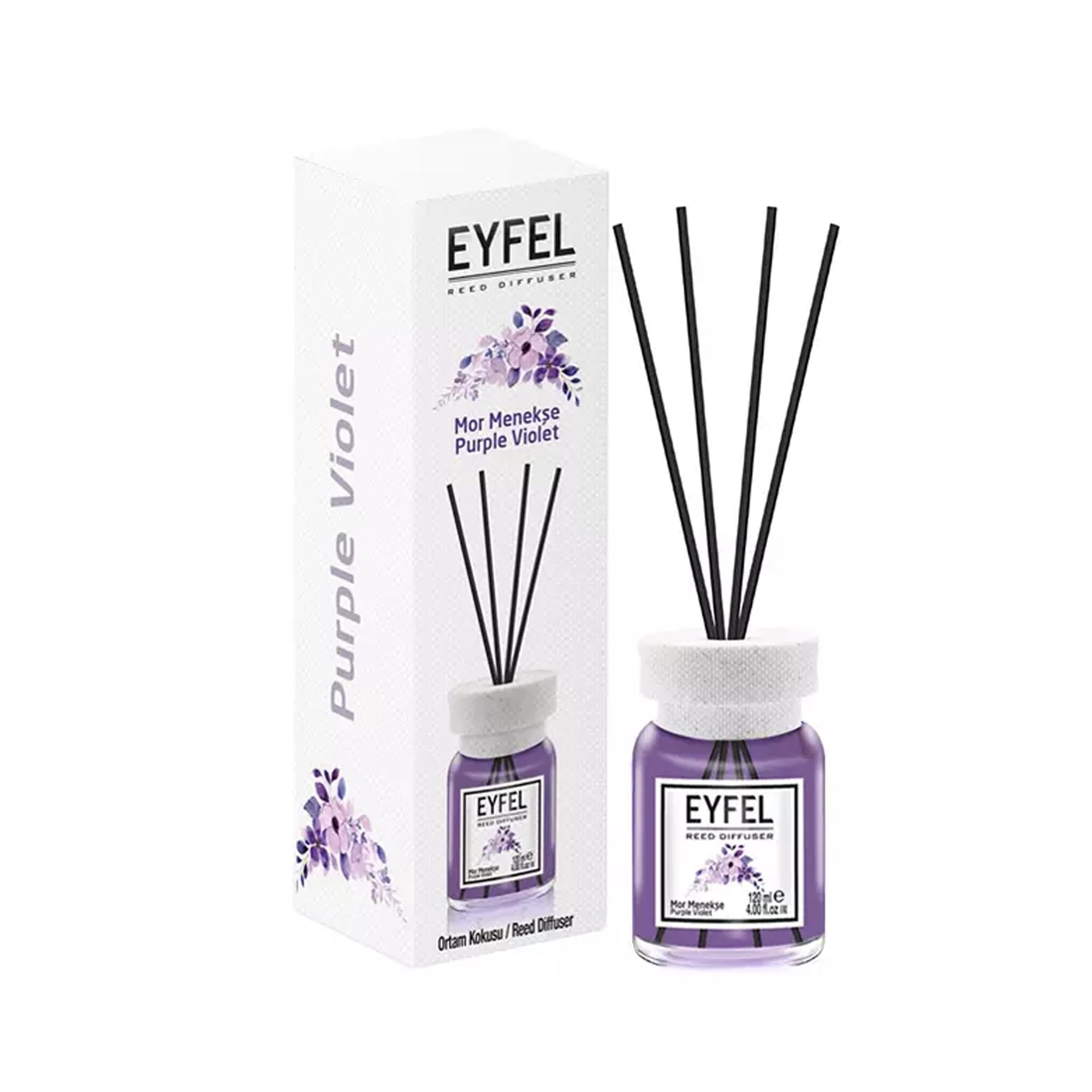 EYFEL REED DIFFUSER 120ML PURPLE VIOLET