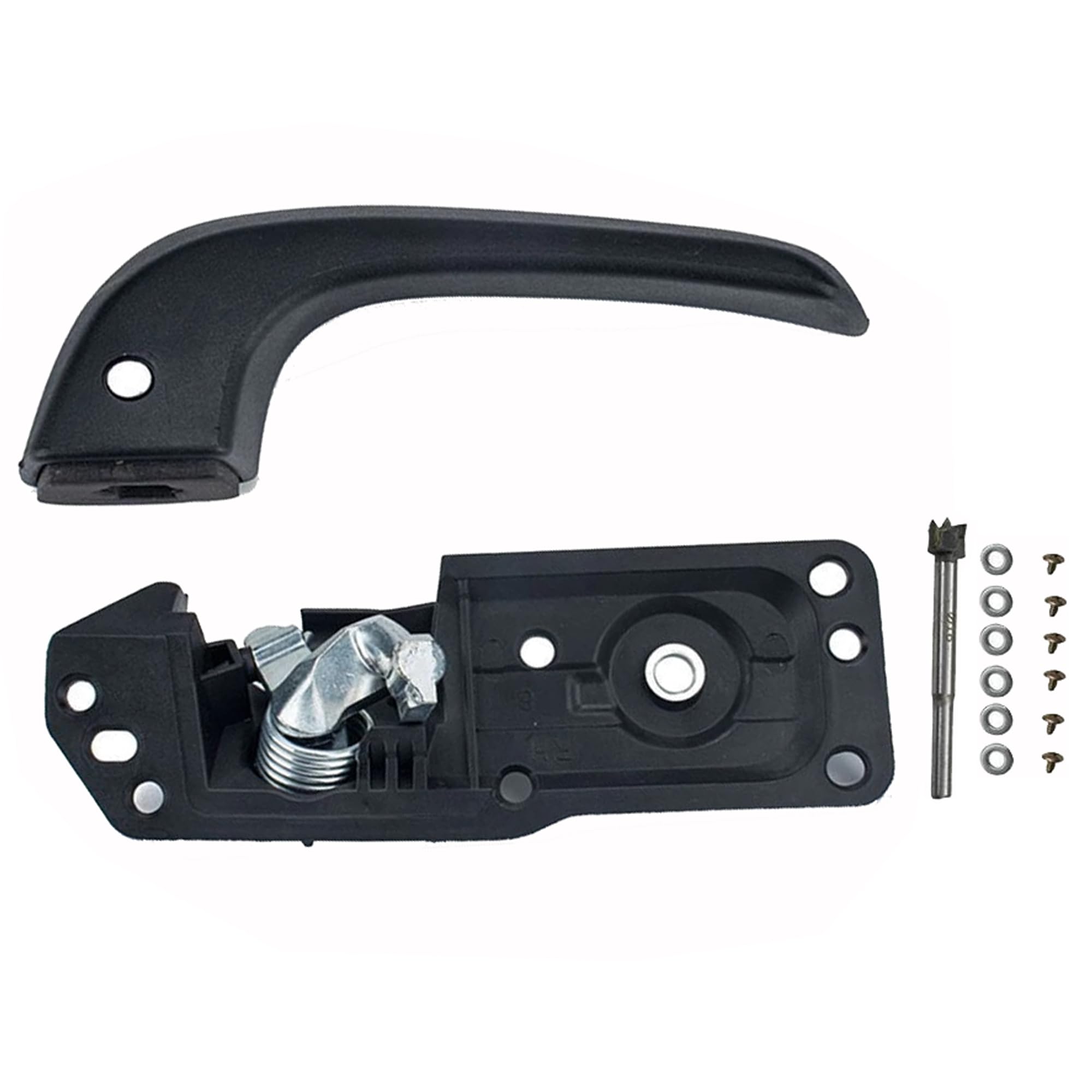 Myourparts 20833606 Interior Door Handle Kit Front Left Driver Side Compatible with 2007-2014 Chevy Silverado Suburban GMC Sierra Cadillac Escalade ESV EXT Replace OE# 20833606 20871488 Repair Set