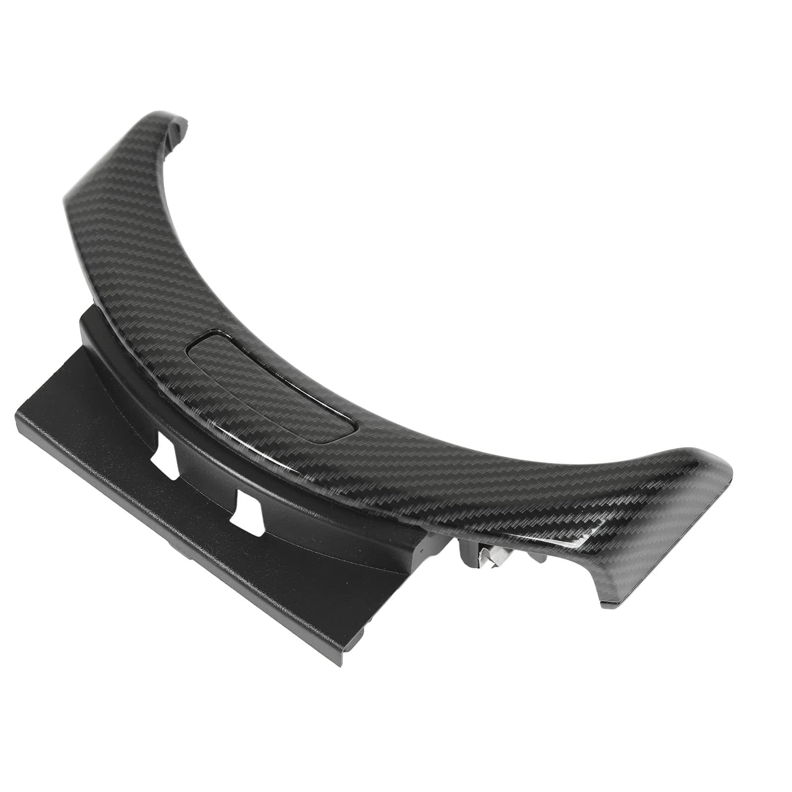 Qiilu Mittel Konsole Armlehne Aufbewahrung Sbox Release Button Schalter Abdeckung 2056803407 2056803307 Ersatz für W205 C200 C250 C300 W253 GLC260 GLC200 (Kohlefaser-Stil)