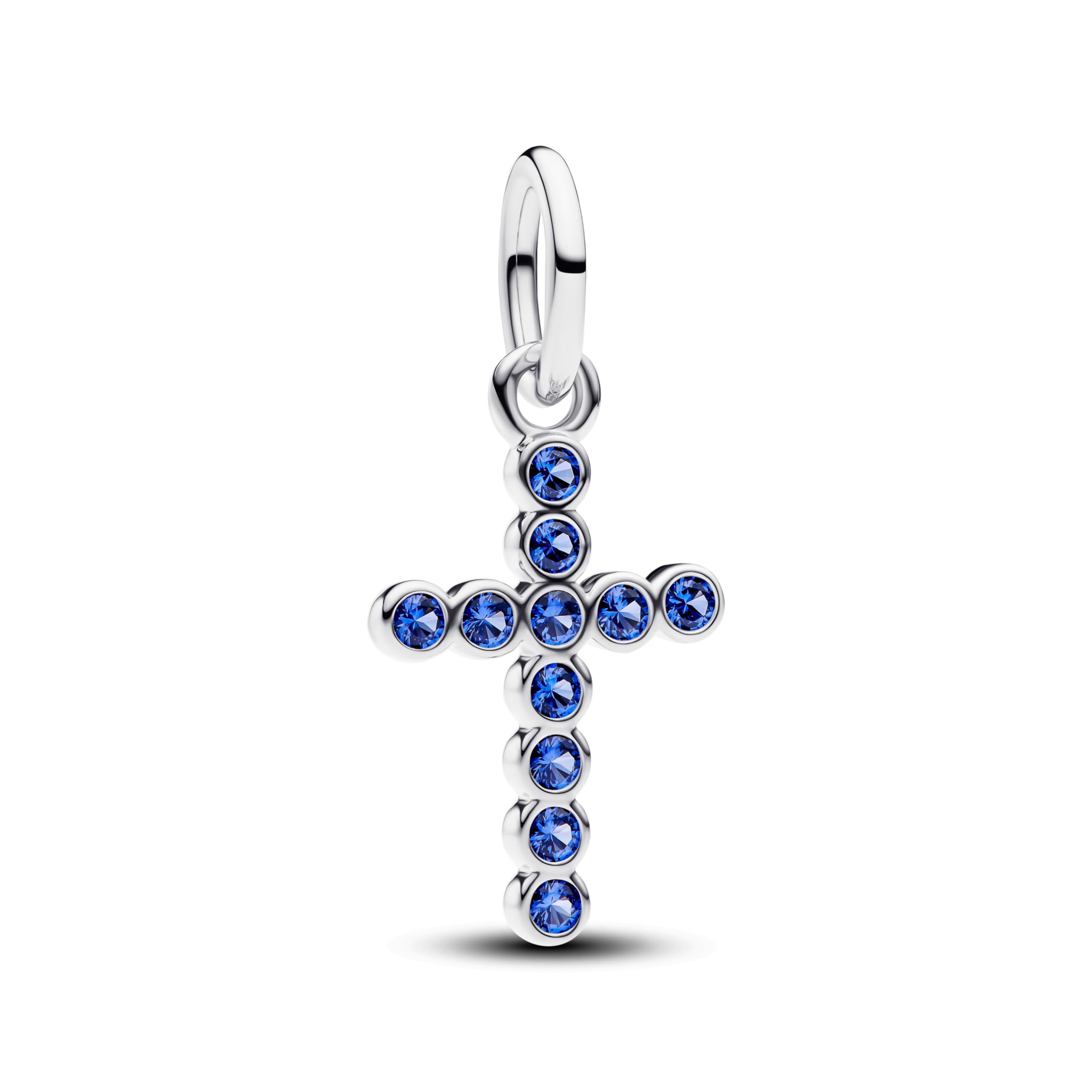 Pandora Moments 794063C01 Breloque en Forme de Croix en Argent Sterling avec Cristal Artificiel Compatible ME et Moments