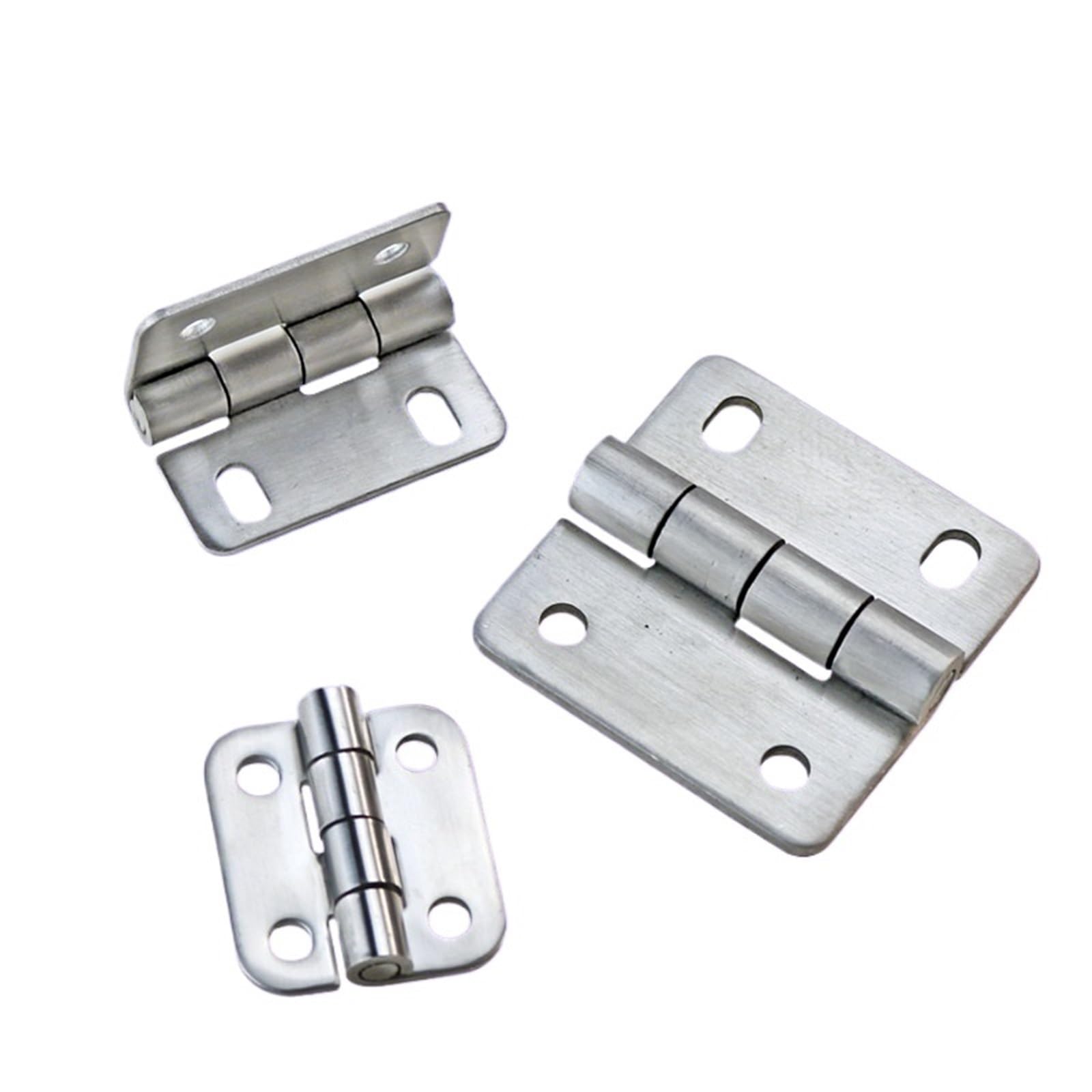 FQJYXWEWL Circular Hole Waist Shaped Hinge Stainless Steel 1Pcs(XG02-013-1-1)