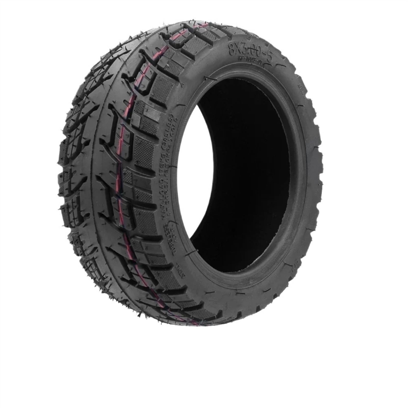 Générique Pneu AntidéRapant Trottinette Pneus à Vide Tout-Terrain sans Chambre air 8x3.00-5 USO apto Para Scooter électrique, Pneu extérieur de 8 Pouces, Accessoires pneus .0