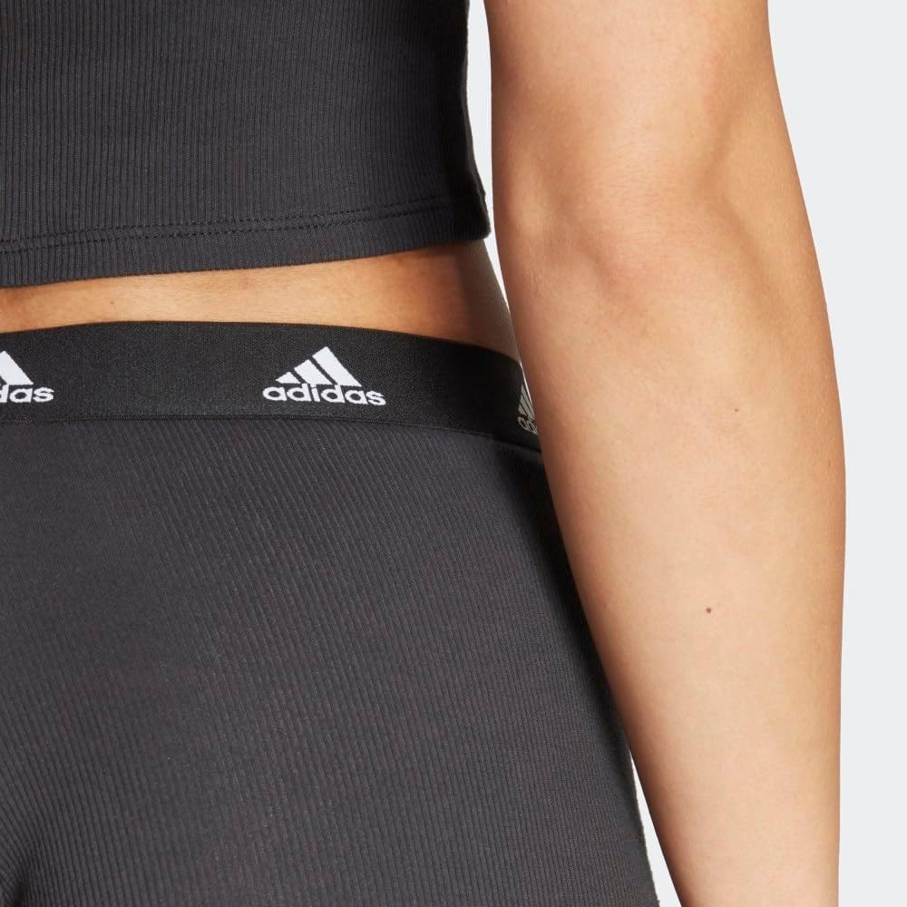 Adidas Womens Rib 2x2 Boxer Shorts - Image 7