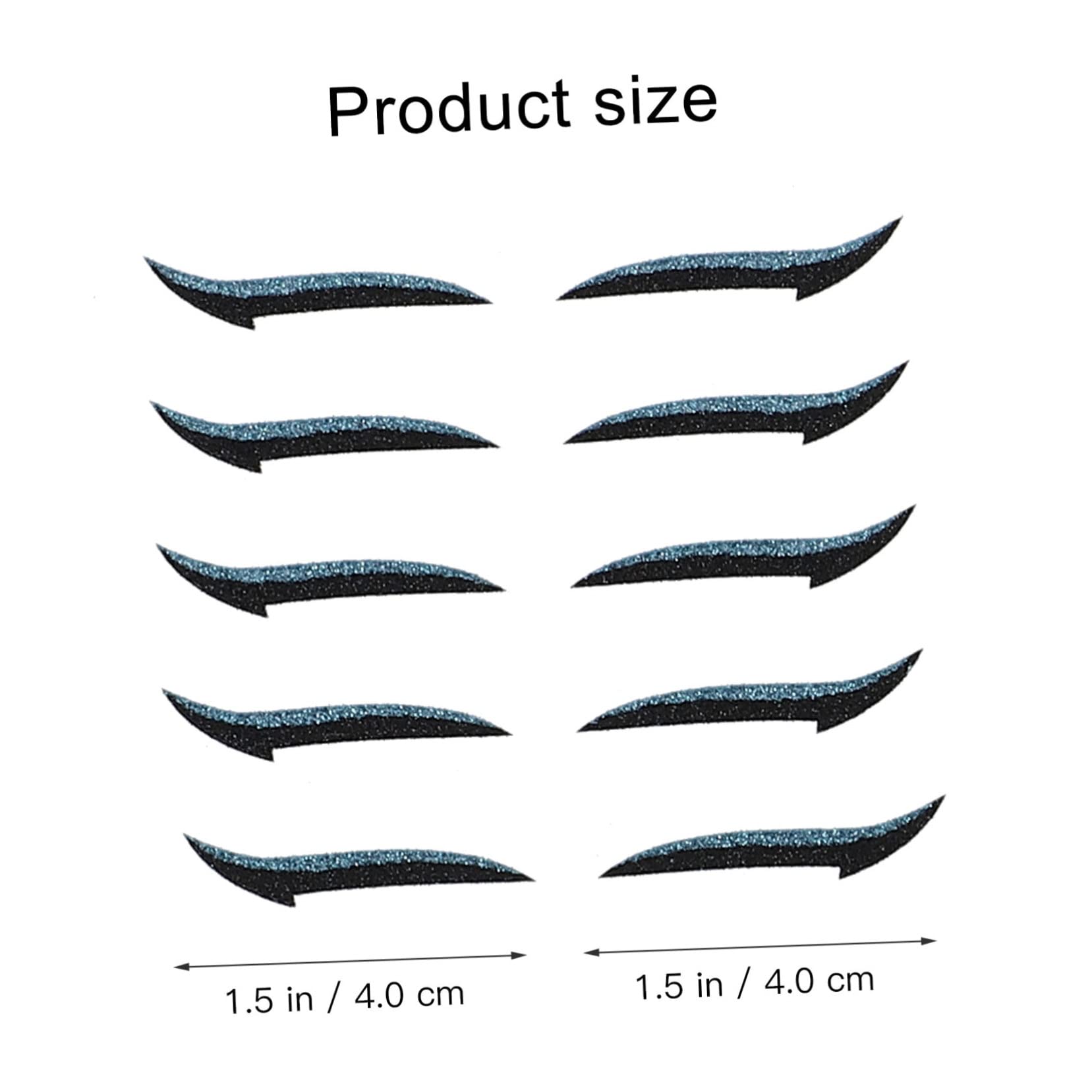 160paia Eyeliner Stickers Riutilizzabili Per Adatti Per Cosplay e Speciali Facili Applicare e Compatibili