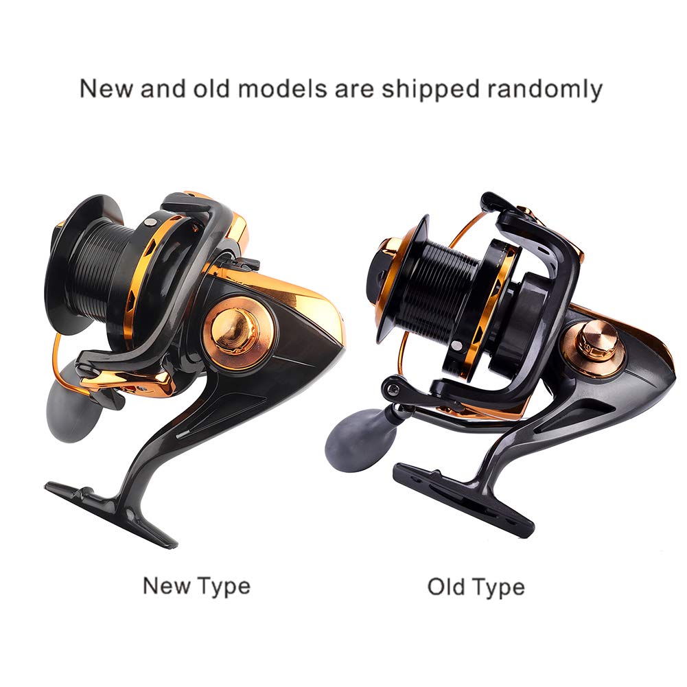 Alomejor 1 Unid Carrete de Pesca, 12 + 1BB Fundición Metálica Mar Pesca Carrete Carrete de Pesca de Alta Velocidad Spinning Tackle Accesorios