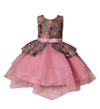 0-6 Years Toddler Girl Dress Baby Girl Puffy Dress Satin Baby Flower Girl Dress Birthday Dress