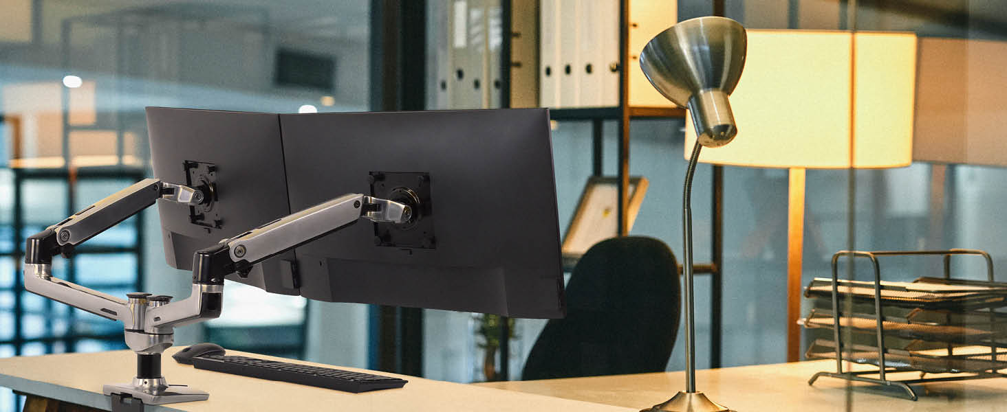 Amazon.com: Ergotron – LX Dual Monitor Arm, VESA Desk Mount – for