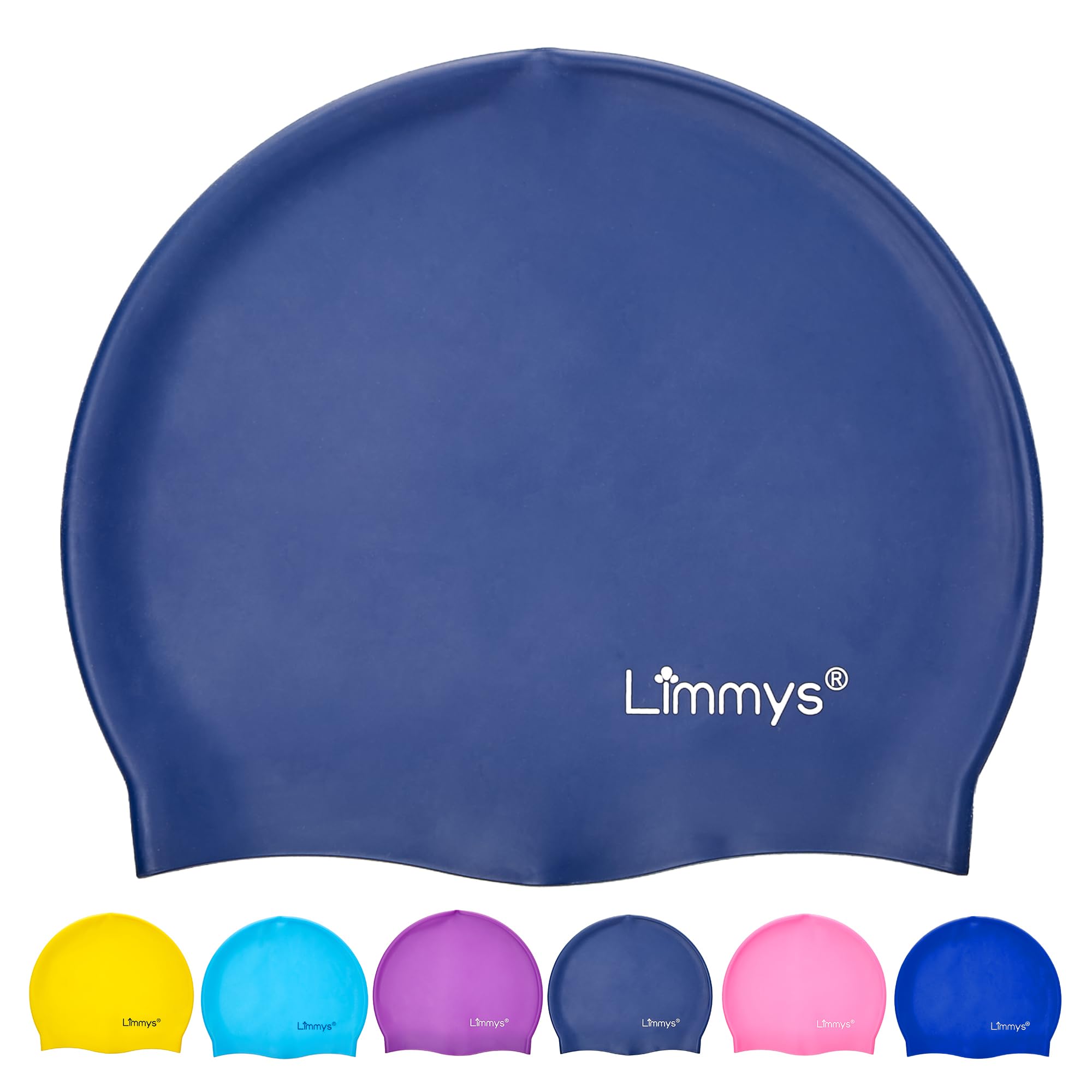 Limmys Gorro Piscina para Niños – Gorro Piscina Niño 100% Silicona – Gorro Piscina Niña – Gorros de Piscina Cómodos, Elásticos y de Calidad – Gorro de Natación Infantil Atractivos