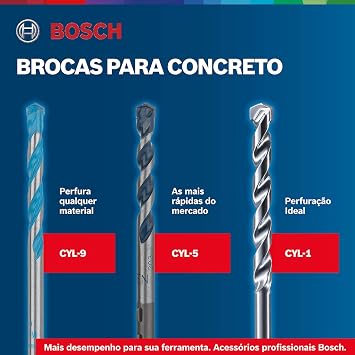 Bosch Drill Bit, Grey, 7 Pieces