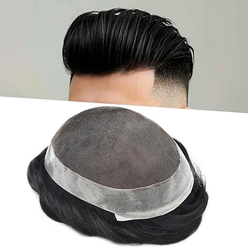 Swiss Lace System Mens Hair Piece Toupee For Men Human Hair Replacement System Men Protesis Capilar Para Hombre (7''X9''-120% light medium to medium Swiss Lace System Mens Hair Piece Toupee For Men Human Hair Replacement System Men Protesis Capilar Para Hombre (7''X9''-120% light medium to medium