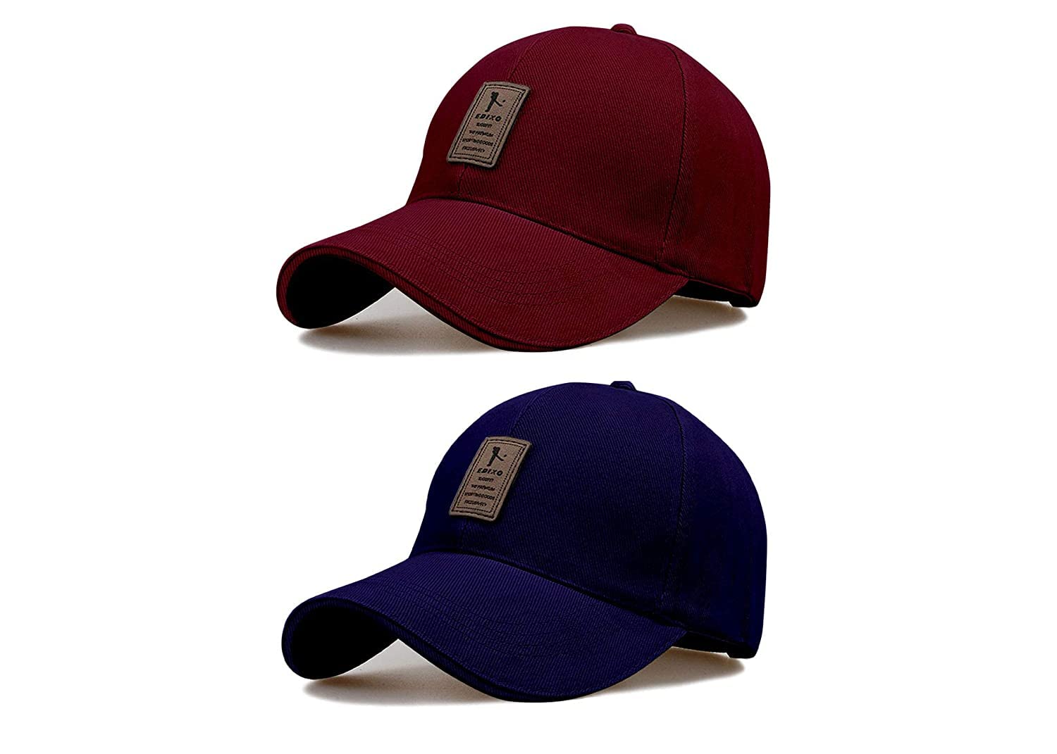 Maxxtrend Cap Multi-Colour for Men s & Womens s (Free Size) (Maroon & Navy Blue)