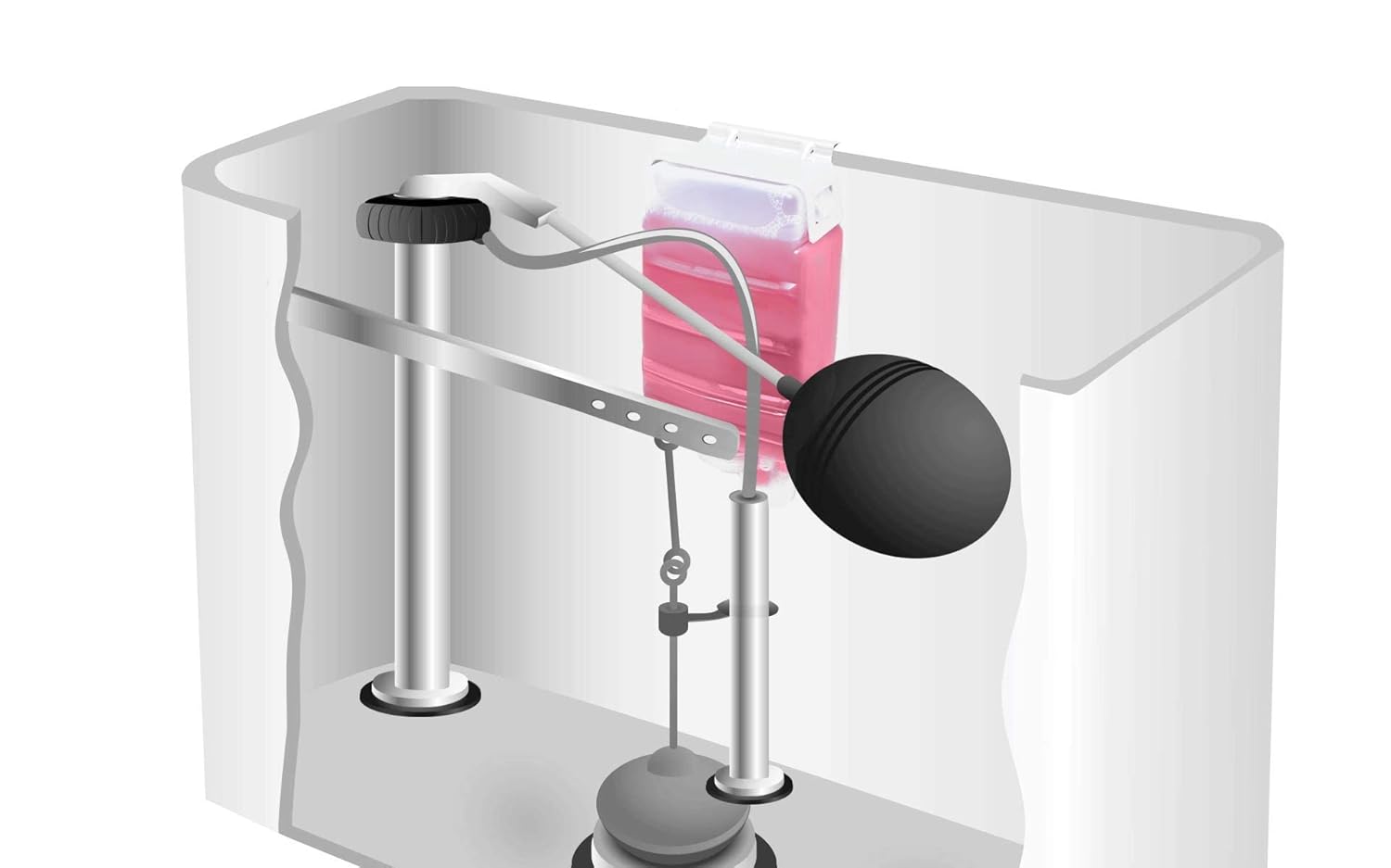 Stanley Home Products Bowl Refresher Dispenser Mounted Bowl Cleaner