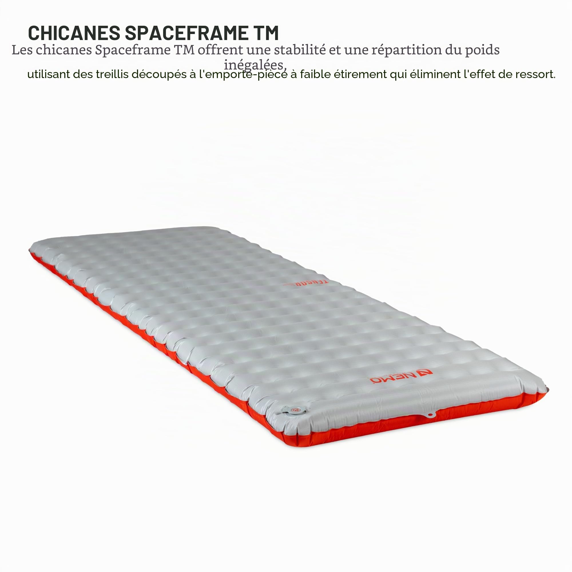NEMO Tensor Matelas de Couchage isolé ultraléger Toutes Saisons