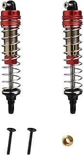 Hosim RC Car Metal Oil Shock Absorbersï¼ˆRedï¼‰ Parts FY-JSZ02 X08 X07 RC Car