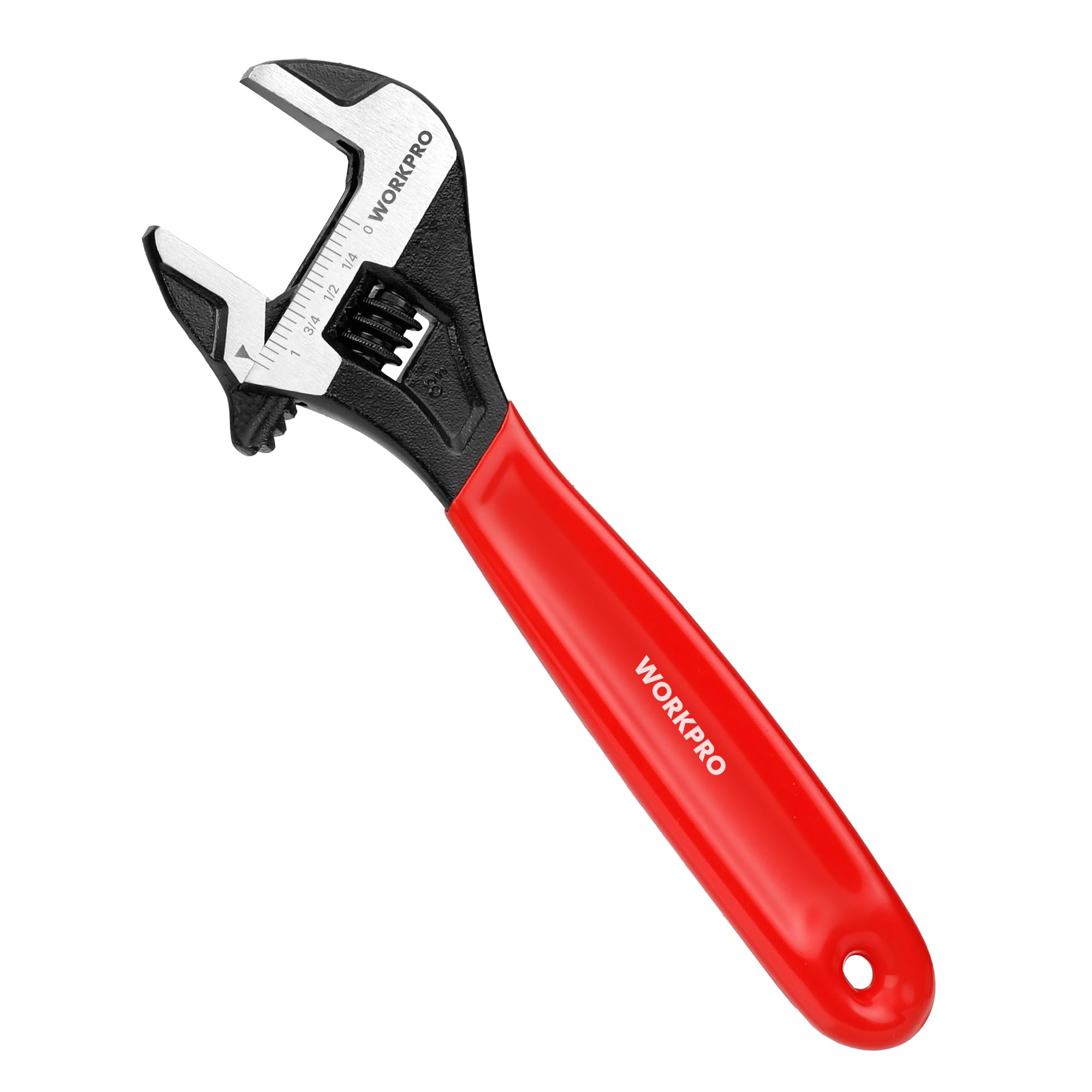 WORKPRO 8-Inch Adjustable Wrench - Durable & Versatile -9