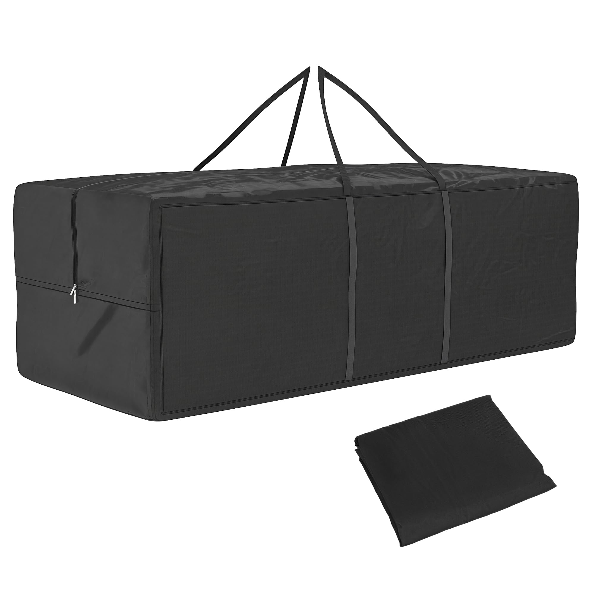 Outsunny Aufbewahrungstasche 600D Oxford, 840L Tragetasche bis 100kg belastbar, UV30+ Wasserdicht Auflagentasche, für Camping und Reisen, 175 x 80 x 60 cm, Schwarz