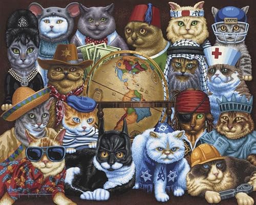 Flip-n-Fetcher - Cats Around The World - 1000 Piece