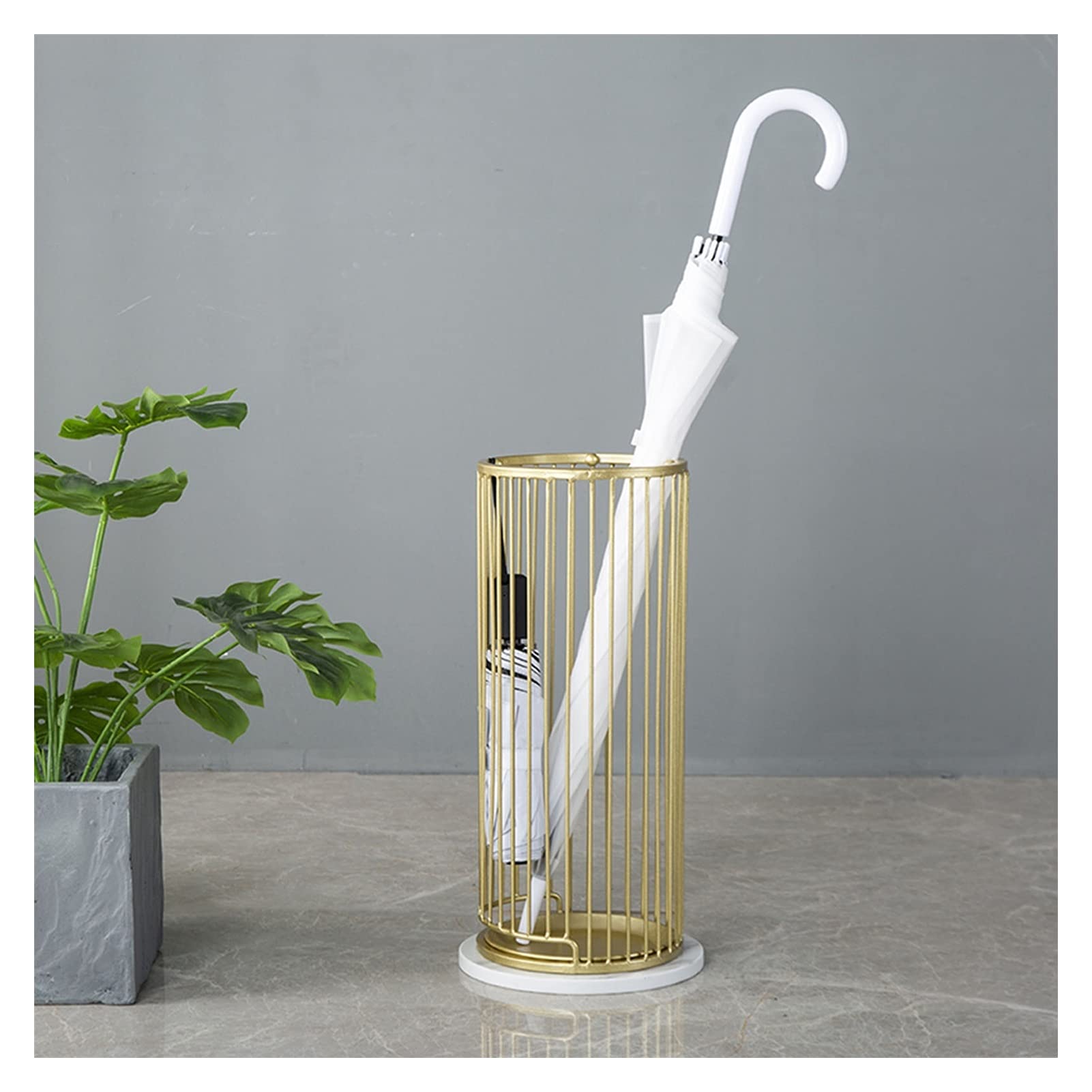 Porte-parapluies en métal pour bureaux d'hôtel et entrées professionnelles accueillantes