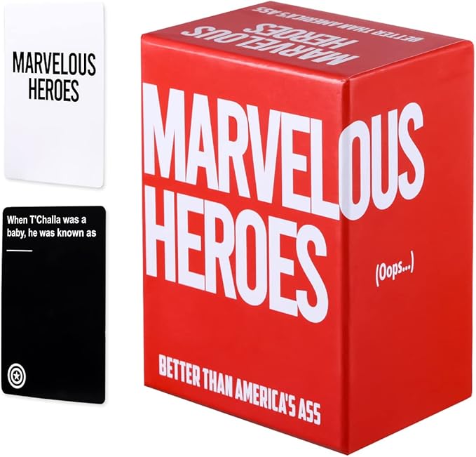 Marvel Tokon fehlt bei EVO 2026 8 61tiS6iXoZL. AC SX679 Marvel Heroes Card Game Card Games for Adults and Family, Party Games for Game Night