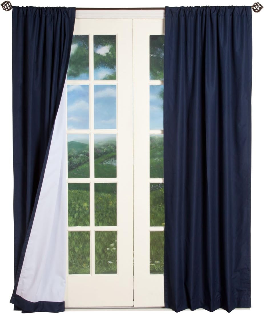 Miles Kimball Microfiber Energy Saving Blackout Curtains, 80" x 63", Beige