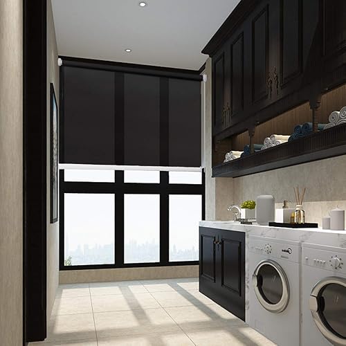 Miniatura 7 de SCHRLING Persiana enrollable sin taladrar luz diurna para ventana de expansión de montaje interior, tamaño personalizado 20 a 90 pulgadas de ancho,