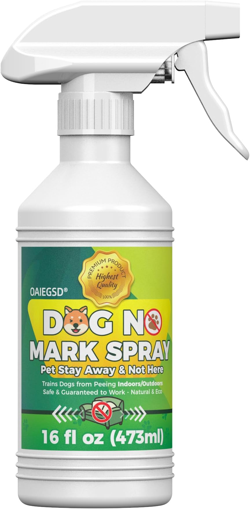Pee No Marking | Natural, Safe Formula | Not Here Dog Spray Training Spray to Stop Dogs from Marking | 16 Oz