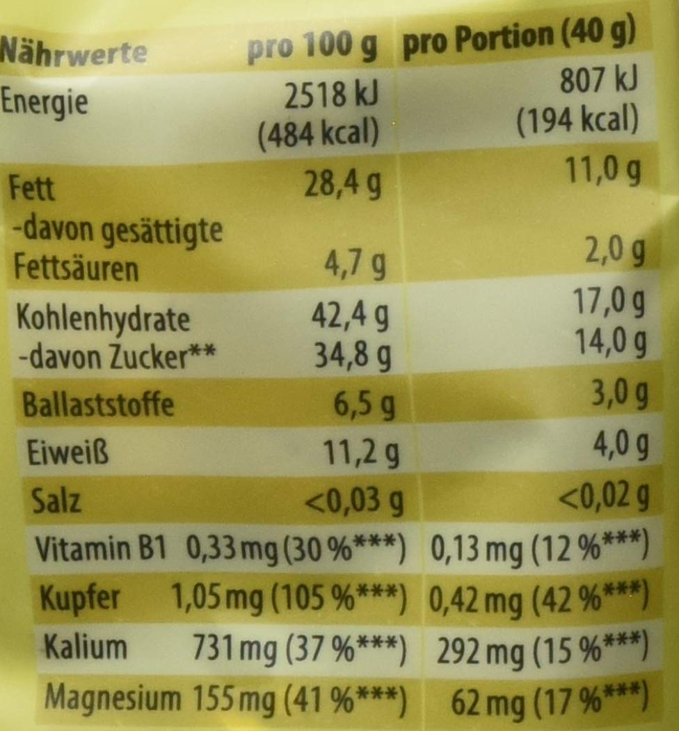 Reformhaus Bio Studentenfutter 6er Pack 6 x 450g