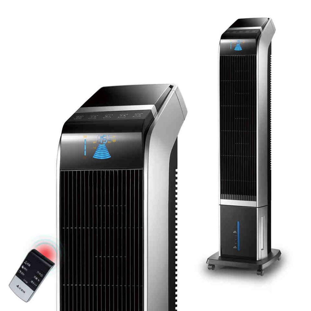 Cooling Fan Tower Fan Bladeless Oscillating Fan with Remote Control 4 Speed 90 oscillation Small Standing Coolling Fans