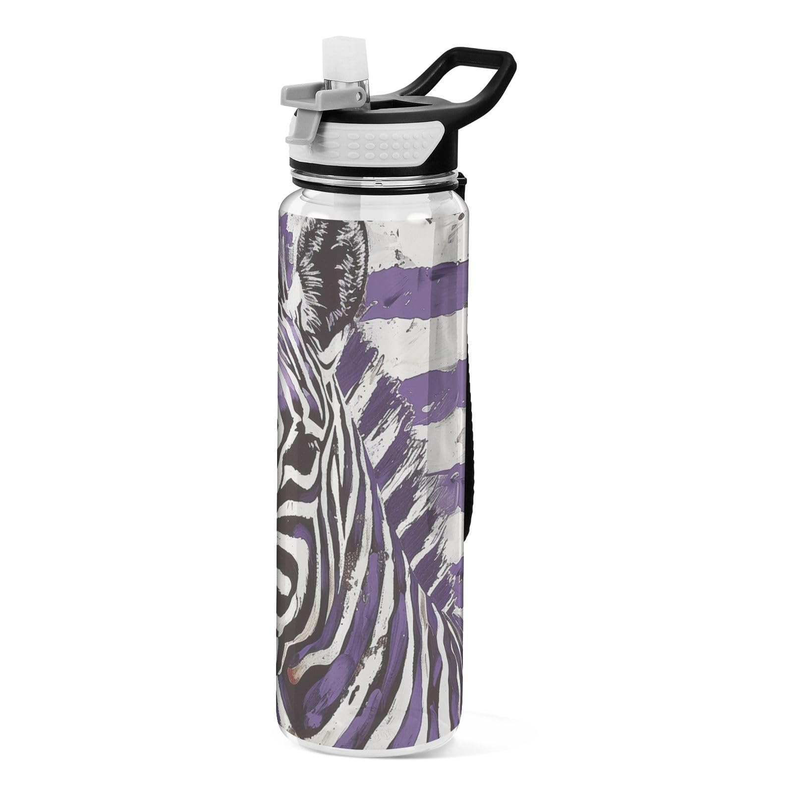 Bouteille d'eau Tritan 887 ml violette gourde sport sans BPA