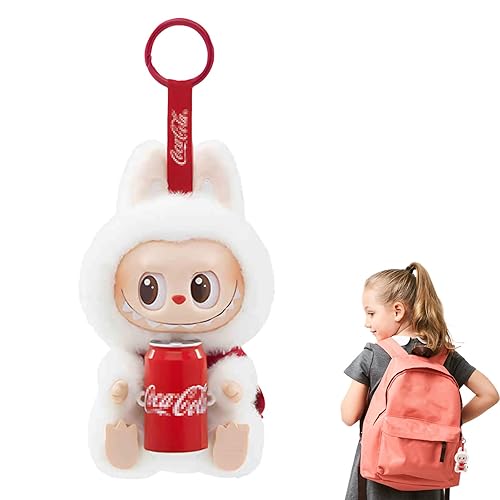 Moamemay Labubu Peluche Llavero, 17 CM Labubu Monstruo Llavero, Labubu Muรฑecos, Labubu Plush Toy, Labubu Plushies Toy, Labubu Colgante, Labubu Peluche Juguetes, Regalos para Fans (2-Kele) - 2-kele