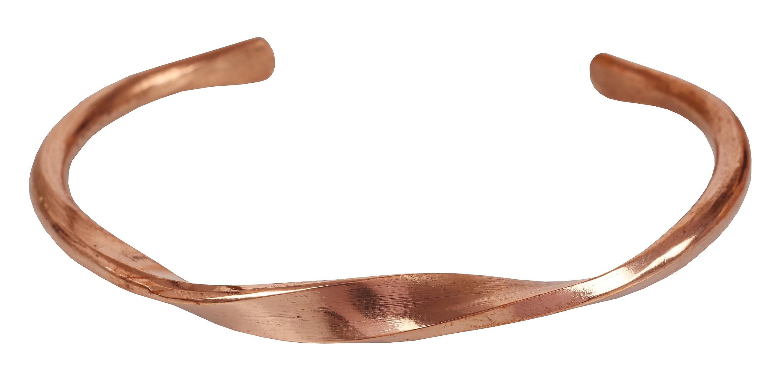 Touchstone Copper Bracelet Tibetan Style. Hand Forged with Solid and high Gauge Pure Copper.
