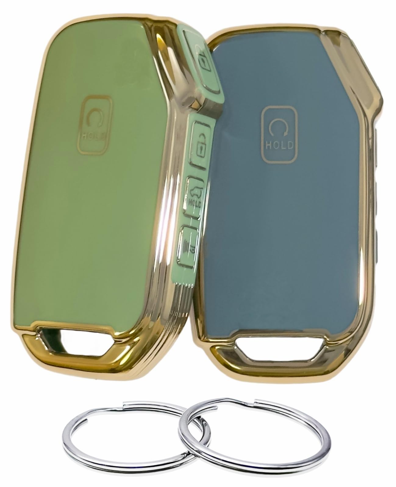 REPROTECTING TPU Rubber Key Fob Cover Compatible with 2019-2024 Kia Cadenza Forte NIRO Rio Seltos Sorento Soul Sportage Stinger Telluride (not for