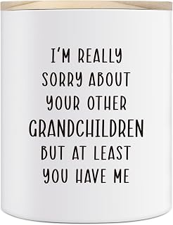 Christmas Grandma Gifts from Granddaughter Grandson Grandkids, 10OZ Funny Birthday Gifts for Grandmother Gigi Nana Mimi Grammy, Best Grandma Ever Gift Present Stocking Stuffers Lavender Scented Candle