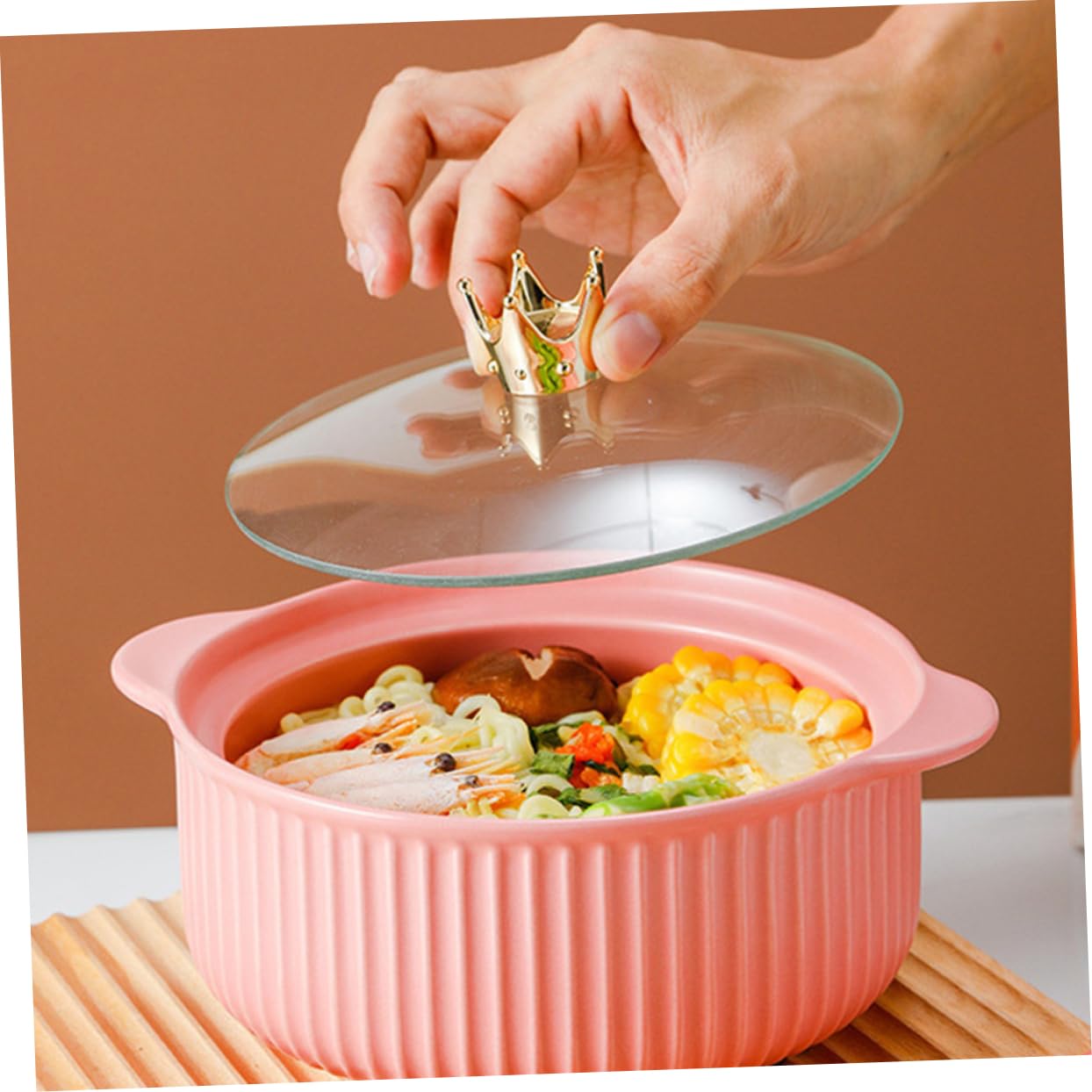 Tazón de fideos instantáneos de cerámica, Tazón de fideos instantáneos de cerámica Tazones de sopa de porcelana Tazones de sopa japoneses Tazón de sopa asiática Tazón de fideos