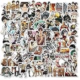 yarui 進撃の巨人シール100個 可愛い ステッカー コミック 防水ステッカー セットスーツケースステッカー お気に入り スーツケース 自転車 ヘルメット パソコン ギター 携帯 ノート