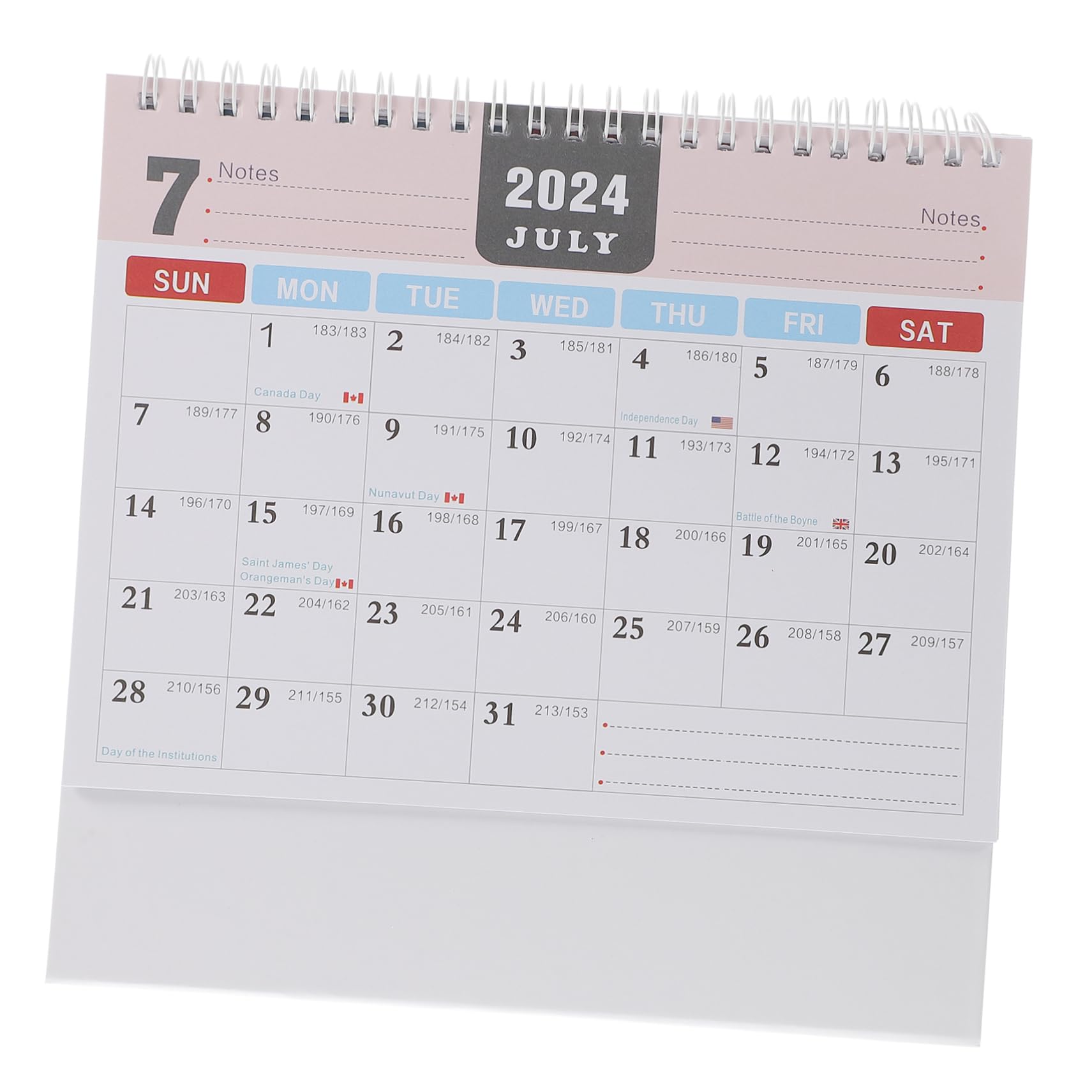 Lurrose 4stücke Tischkalender Englischer Desktop-kalender Mit Countdown-ornament Für Büro Und Zuhause Monate Modernes Design Für Planung Und Organisation