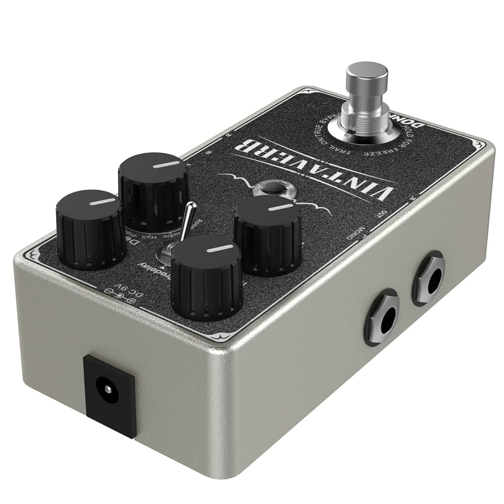 Donner Reverb Guitar Pedal, Vintaverb Stereo Reverb 7