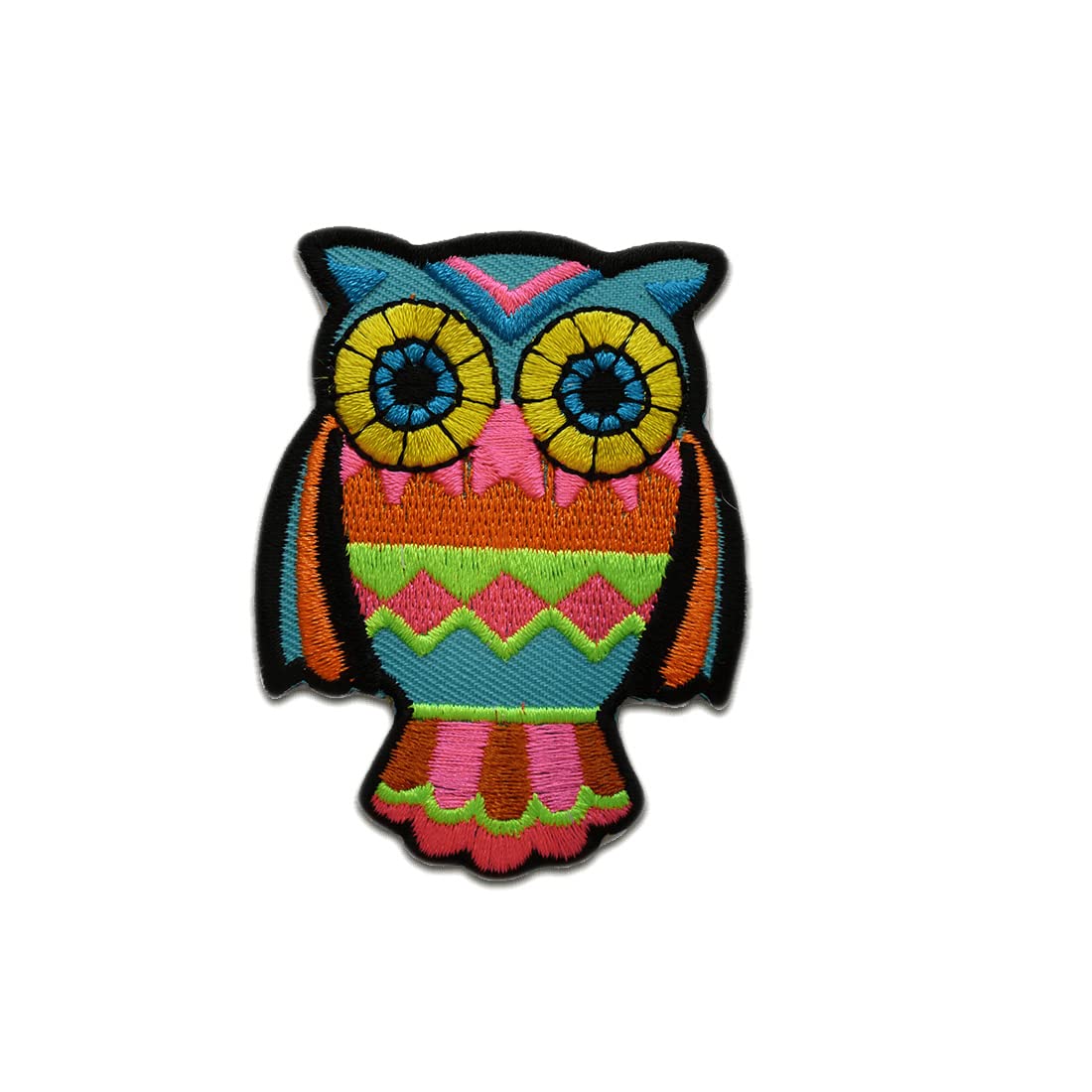 Toppa/Patch Gufo animali ricamate termoadesive/da cucire