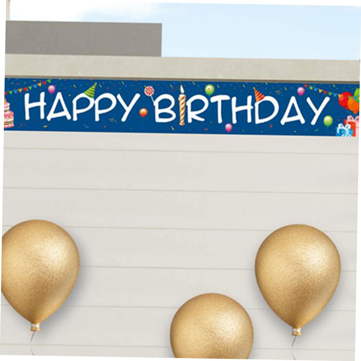 TOYANDONA 3piezas Banderín Colgante De Cumpleaños Infantil Decoración Para Fiesta y Fotografía Interiores y Exteriores Para Cumpleaños De Niño Niña y Niñas