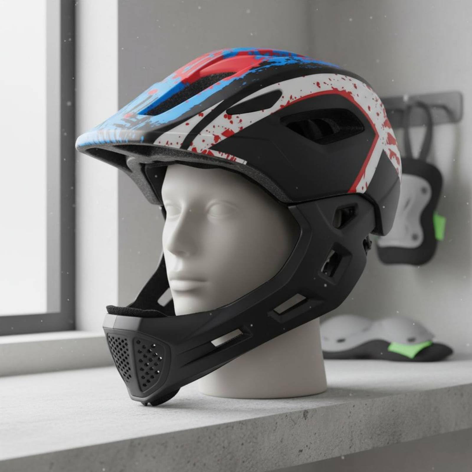 Baoblaze Kids Headgear Casco Infantil Bicicleta Patines Monopatín Cobertura Completa con Ajuste Rápido Ventilación Eficiente Carcasa Aerodinámica PC Ligero, Color to 1, S 52-56cm