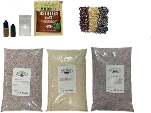 's All American Corn Whiskey Style Master Distillers Kit, DIY 10 galones Mash Kit, Kit de fermentación para Moonshine,