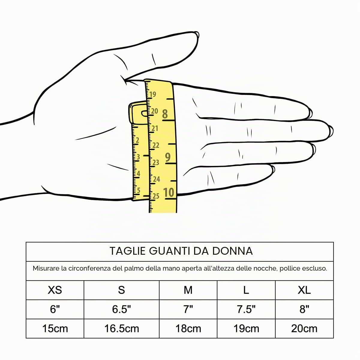 Downholme Guanti in Pelle Vegana da Donna