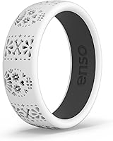 Vista 1 de Enso Rings - Anillo de silicona con calaveras impresas - Diseño cómodo y flexible - Colección Calaveras