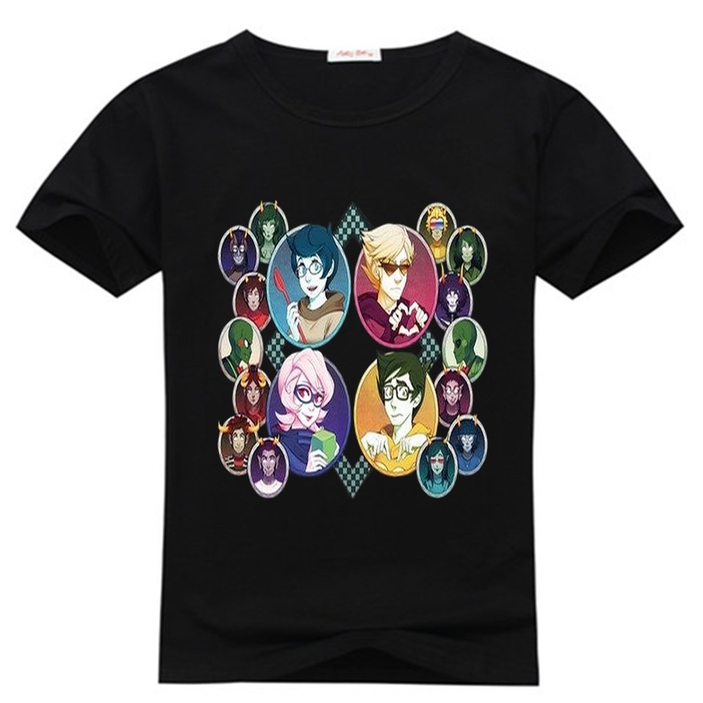 Mens Homestuck Black T-shirts Size L