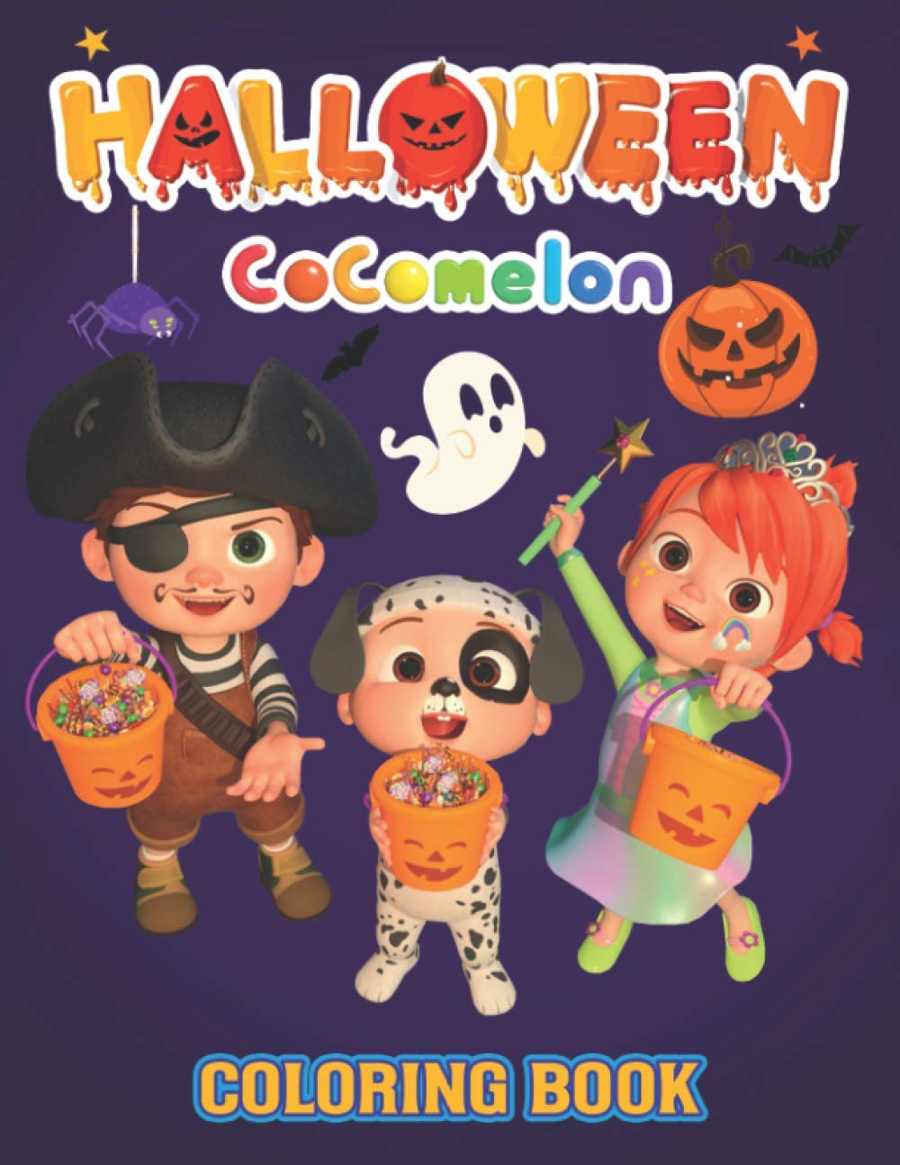Buy Cocomelon Halloween Coloring Book: SHAPES COLORING PAGES, 123 COLORING PAGES, ABC COLORING ...